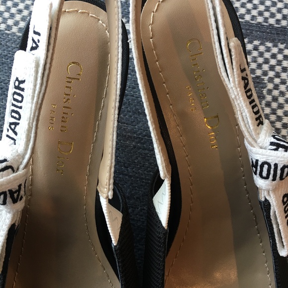 Dior J'Adior Slingback Pump on Black Size 40 - Picture 5 of 7